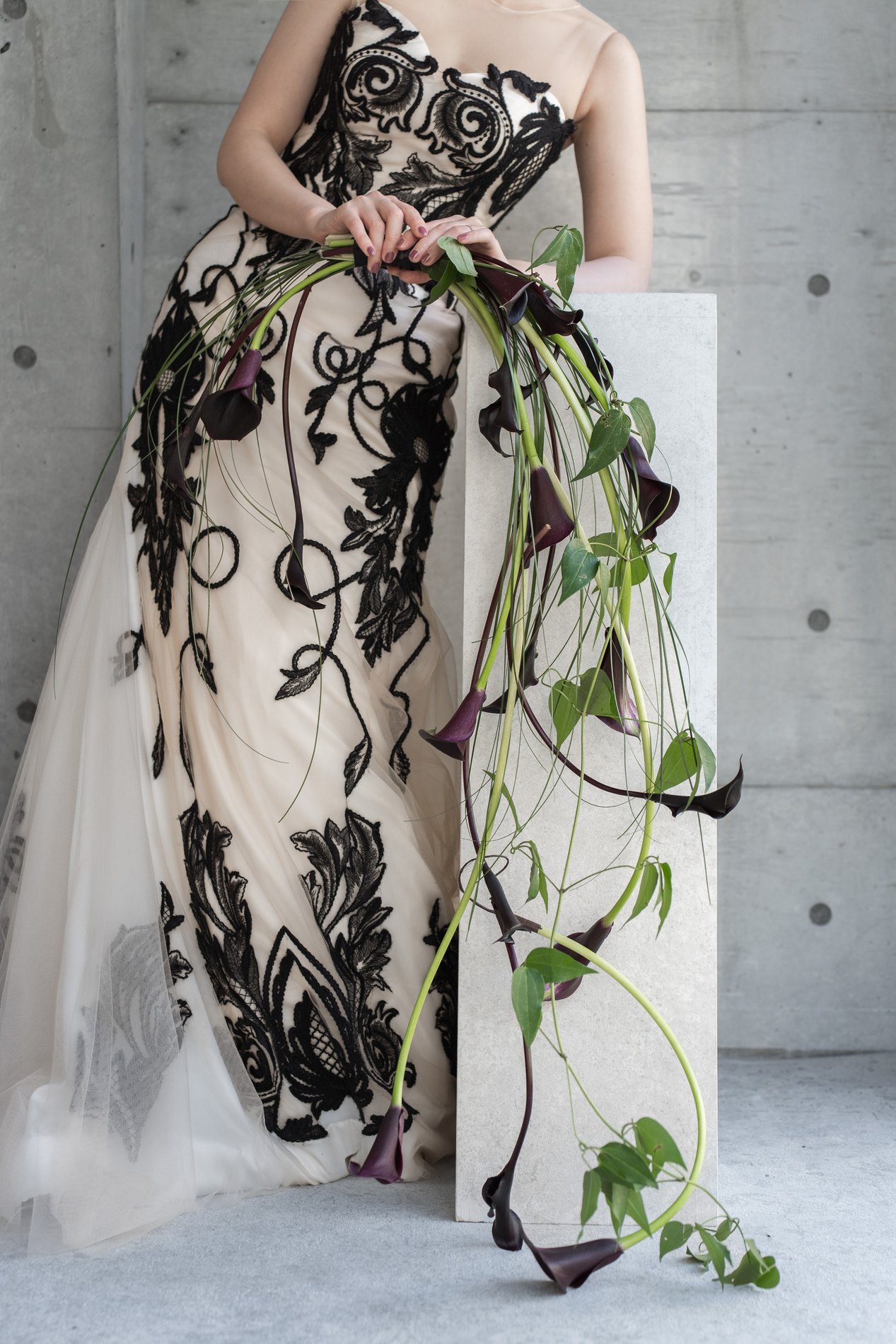 婚礼花 — 花嫁とブーケ